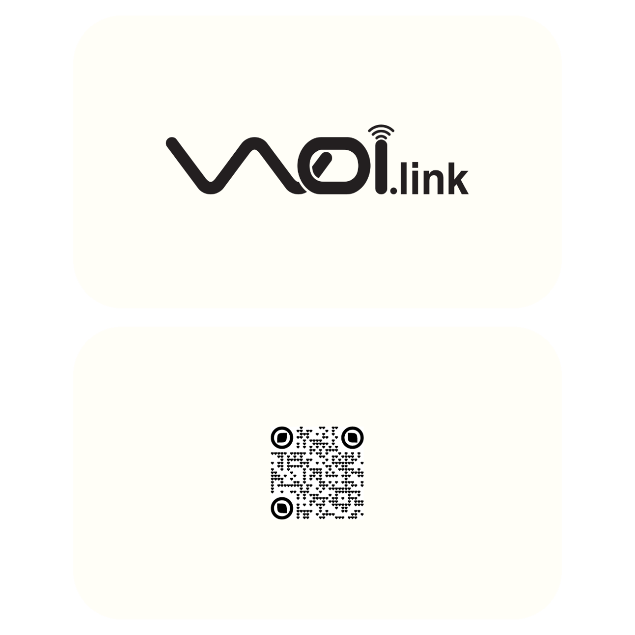 Leave a great Iimpression with the woilink premium NFC business card!