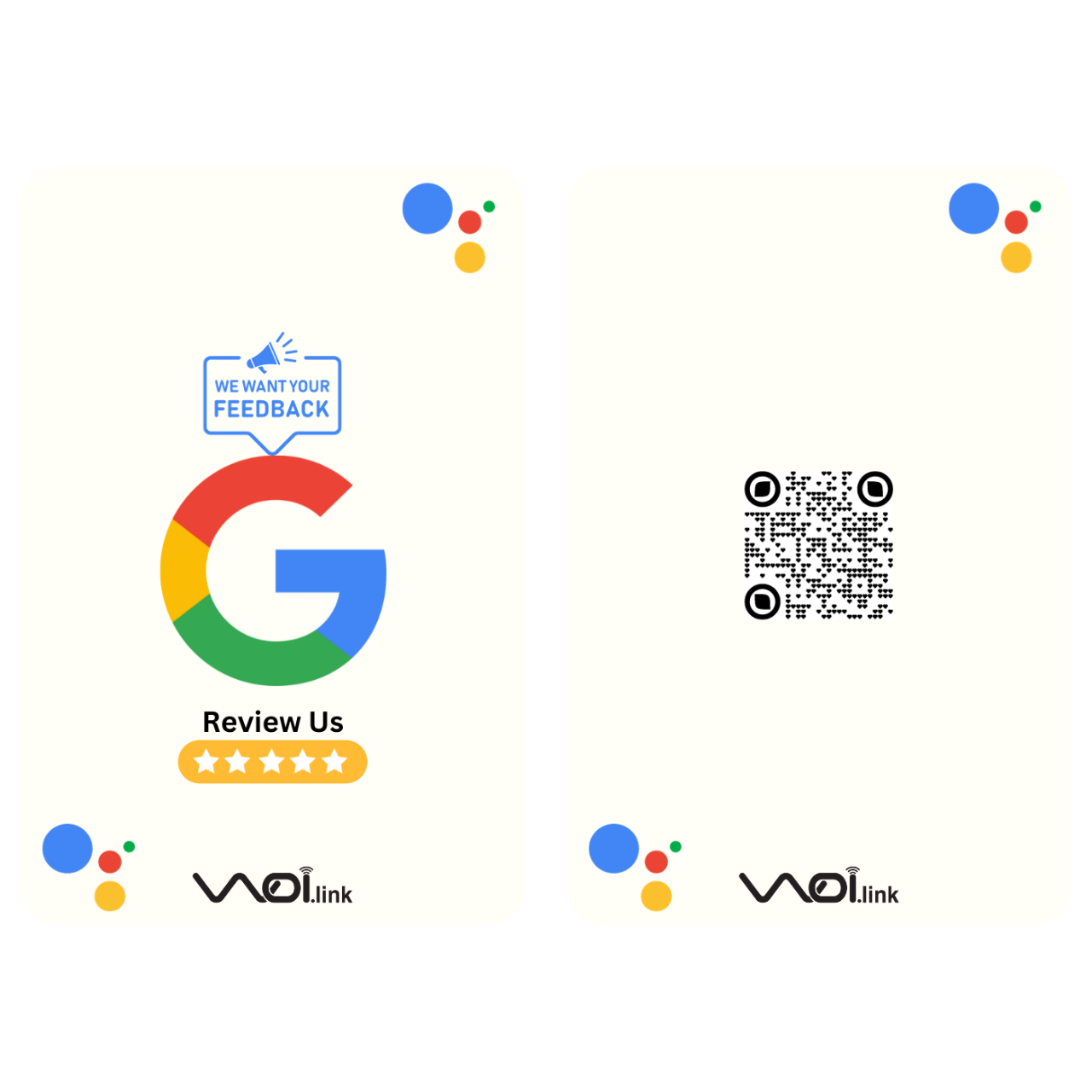 5 stars, one tap: The Google NFC review card magic!